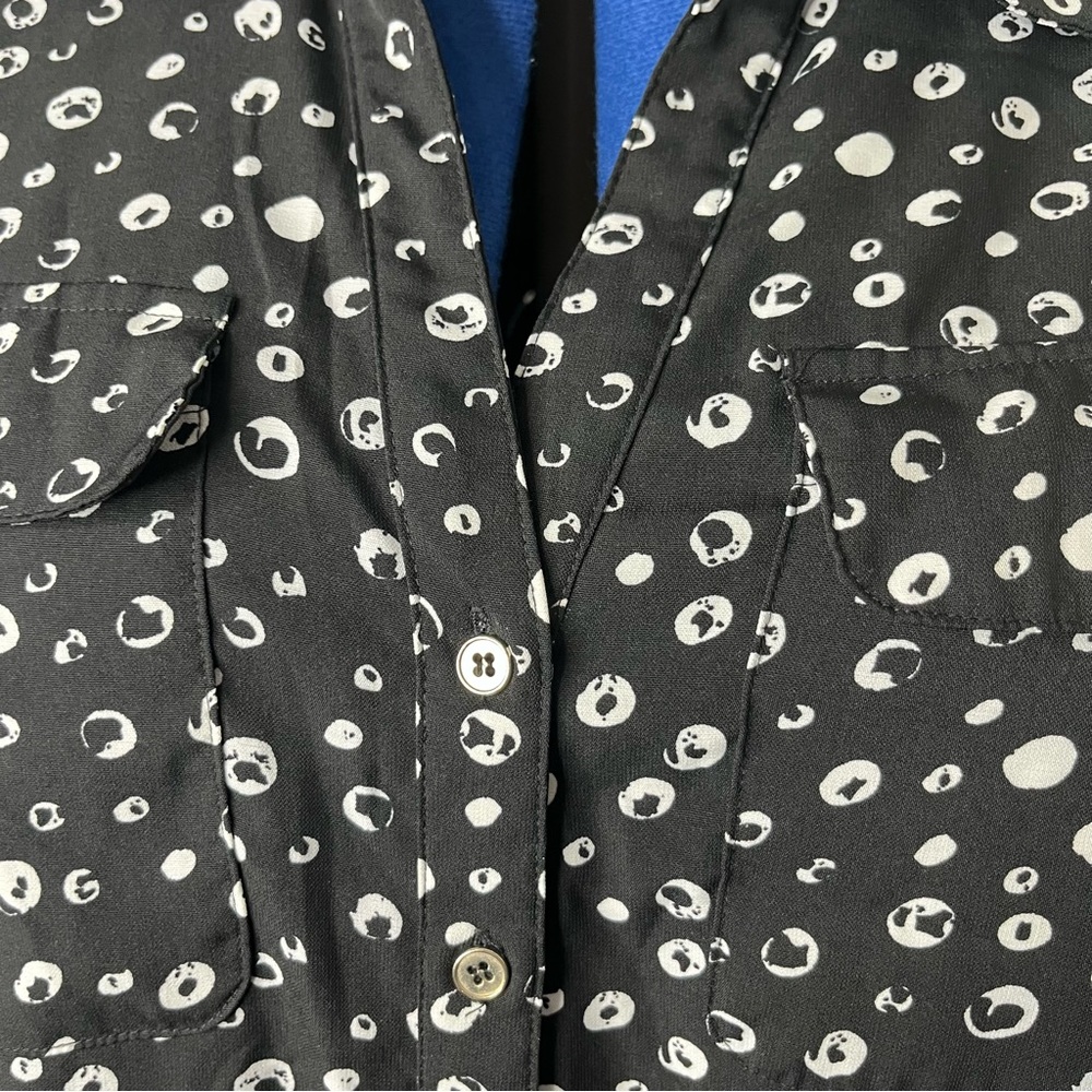 notations womens blouses Sz 1XL Button Down Long Sleeves f - Picture 4 of 8